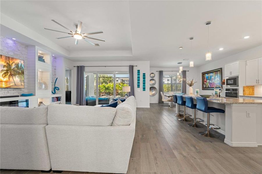 Furnished interior view inside a new home in , Punta Gorda (Image 42).