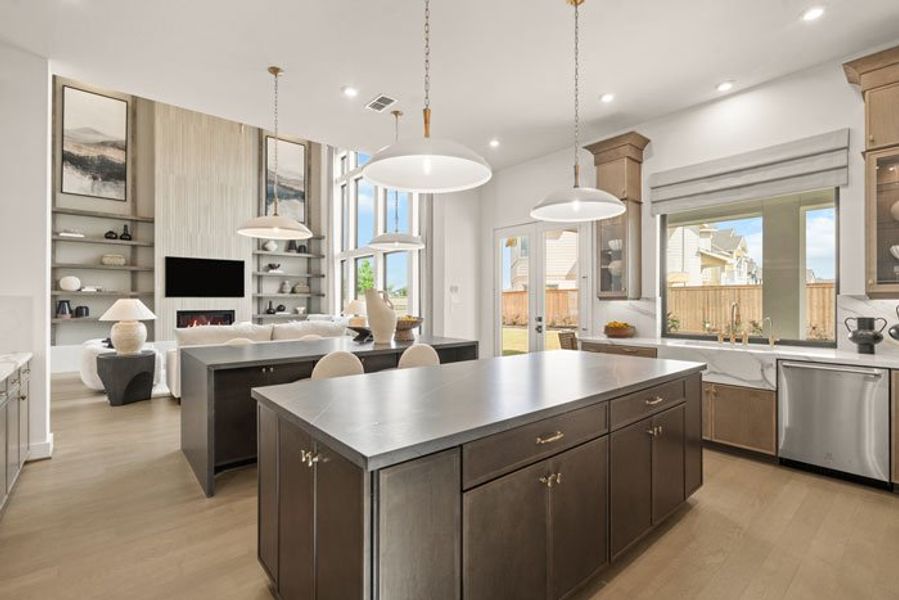 Furnished interior view inside a new home in Bridgeland 45', 50', 70', Cypress (Image 8).