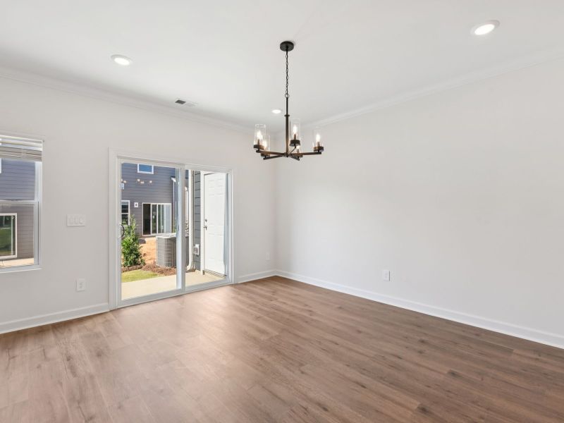 Spacious, unfurnished interior of a new home in Meadows at Wilson Farms - The Summit Series, Fort Mill (Image 9).