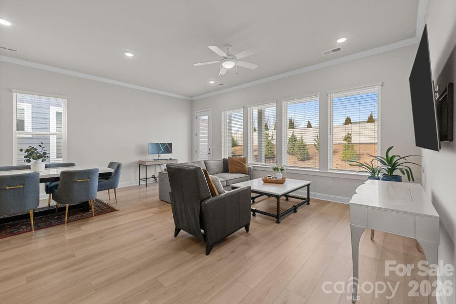 Furnished interior view inside a new home in Encore at Streamside - Classic Series, Waxhaw (Image 26).