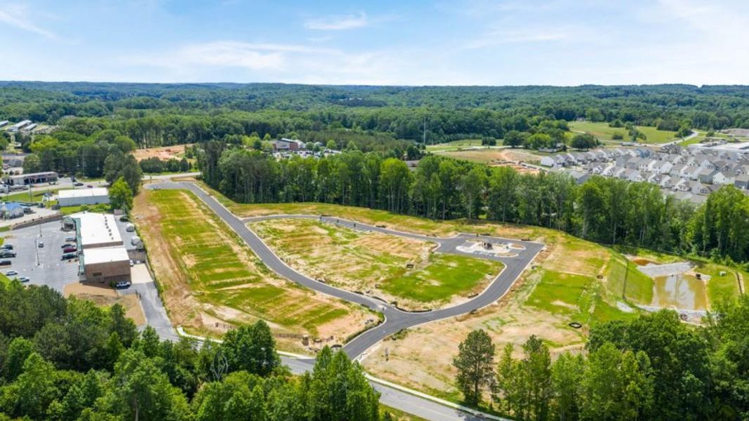 Site preparation for new homesites in Hughes Court, Dawsonville (Image 23).