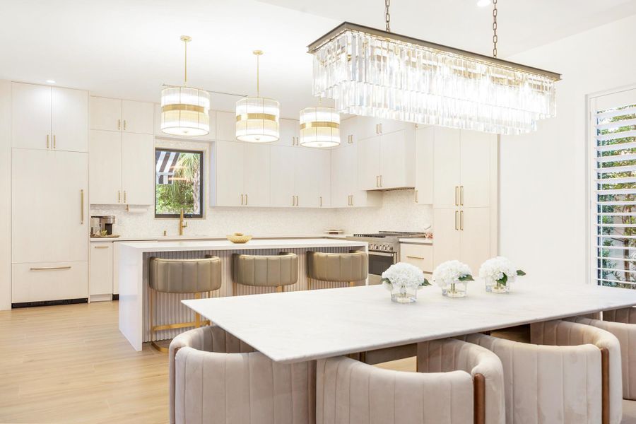 Furnished interior view inside a new home in , West Palm Beach (Image 2).