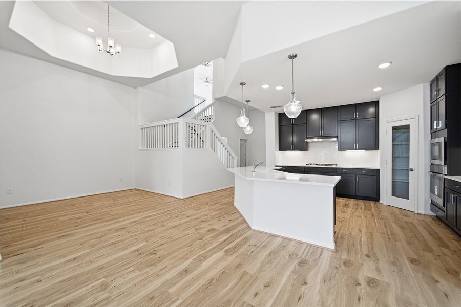 Furnished interior view inside a new home in Sunfield, Mustang Ridge (Image 13).