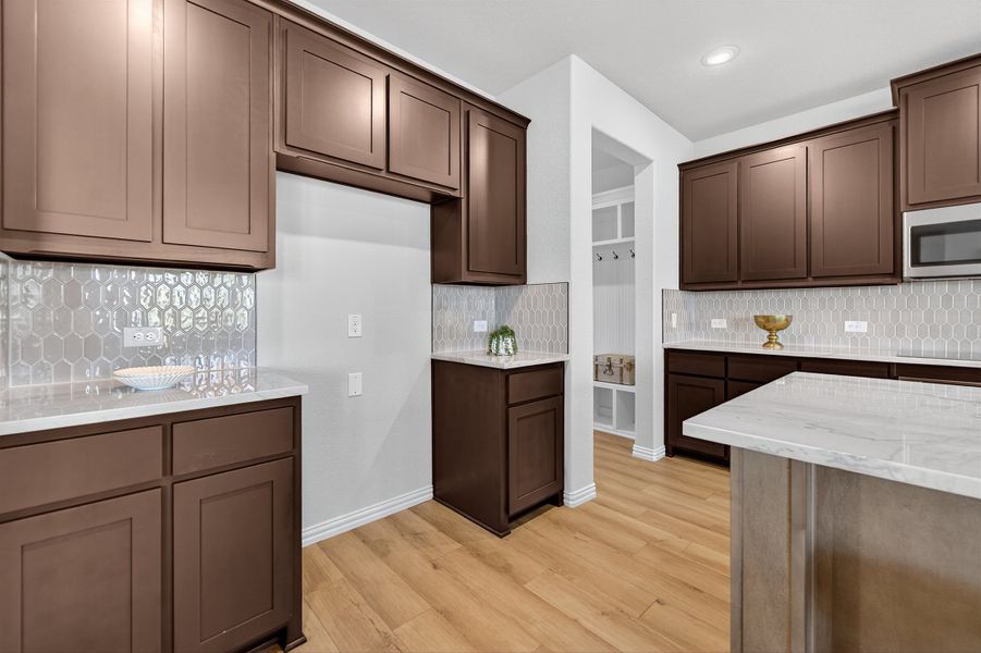 Furnished interior view inside a new home in Oak Grove Addition, Springtown (Image 10).