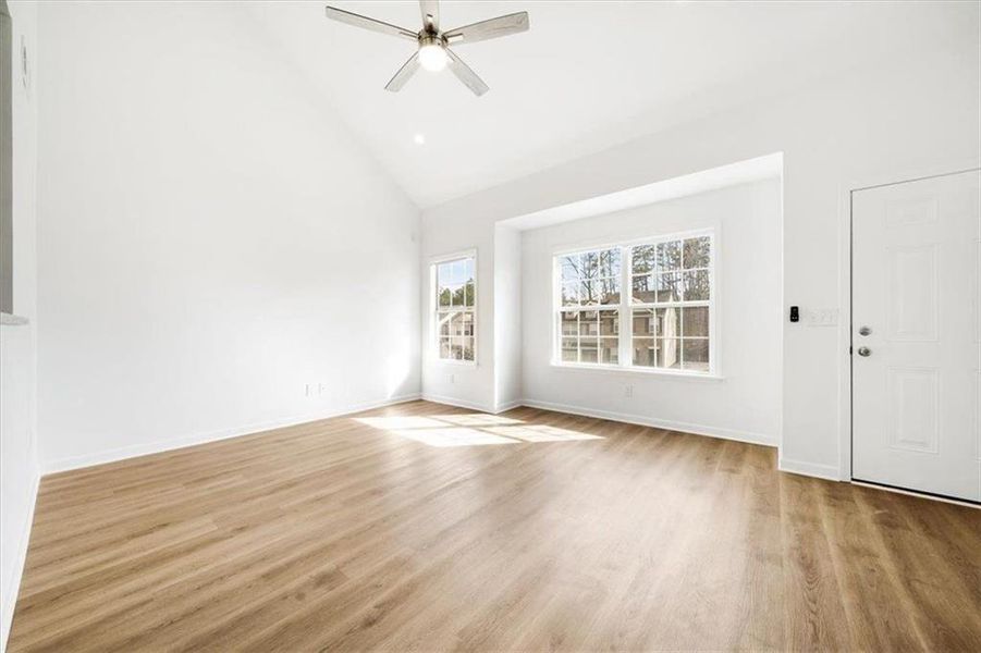 Spacious, unfurnished interior of a new home in , Union City (Image 30). Spacious, unfurnished interior of a new home in , Union City (Image 30).