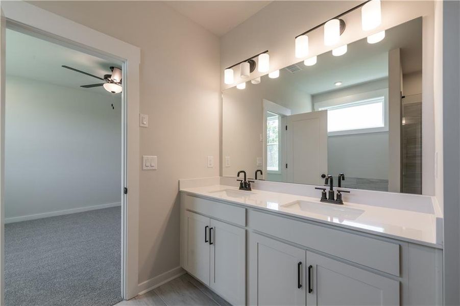 Furnished interior view inside a new home in Cambridge at Steels Bridge, Canton (Image 16). Furnished interior view inside a new home in Cambridge at Steels Bridge, Canton (Image 16).