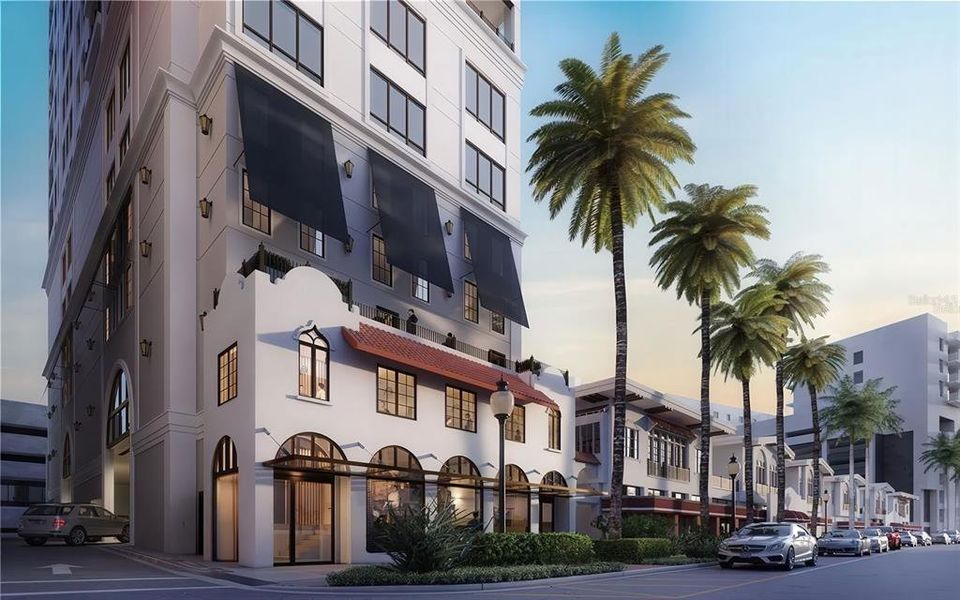 Front exterior of a new home in , Sarasota, FL, highlighting curb appeal (Image 23). Front exterior of a new home in , Sarasota, FL, highlighting curb appeal (Image 23).