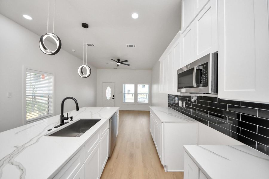 Furnished interior view inside a new home in , Houston (Image 17).