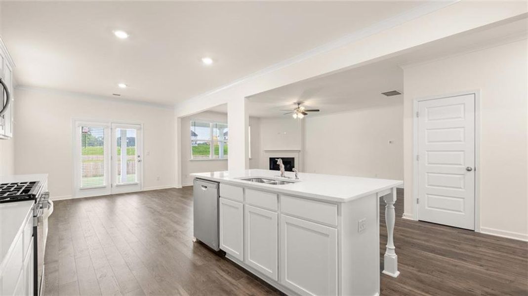 Furnished interior view inside a new home in Independence, Loganville (Image 7).