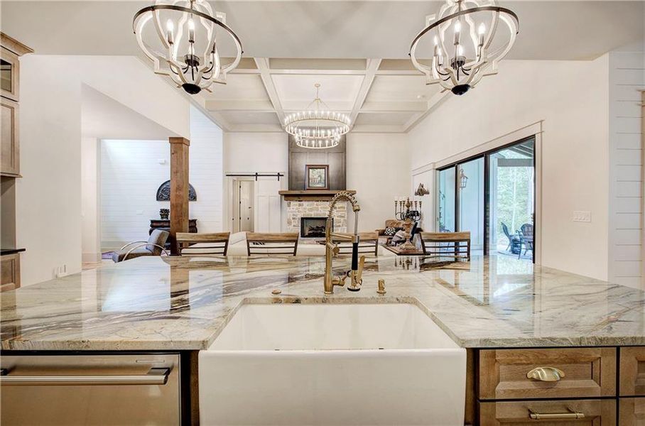 Furnished interior view inside a new home in , Temple (Image 41).