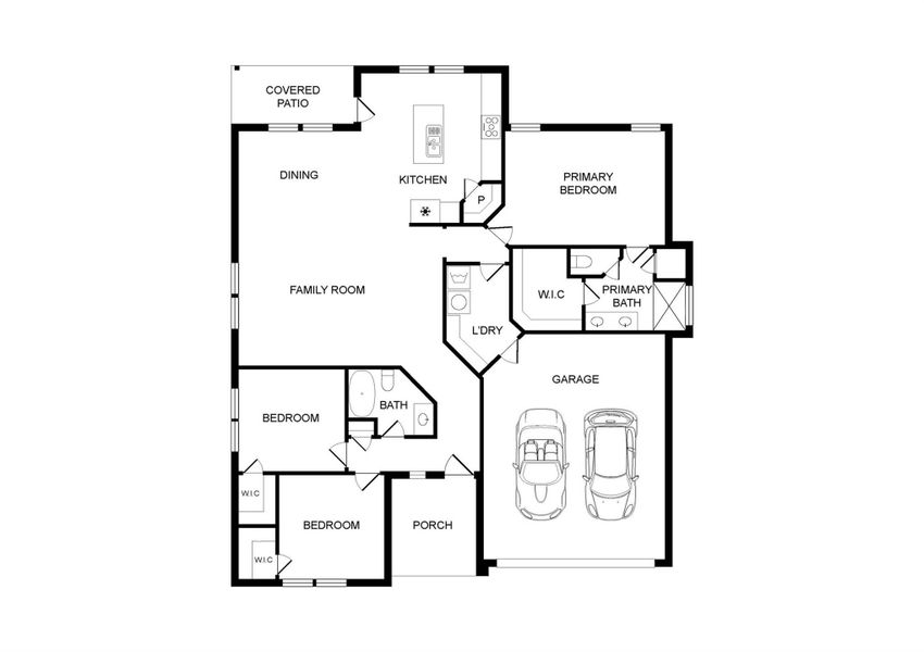 2D floor plan layout of this home in , Sweeny, TX (Image 3).