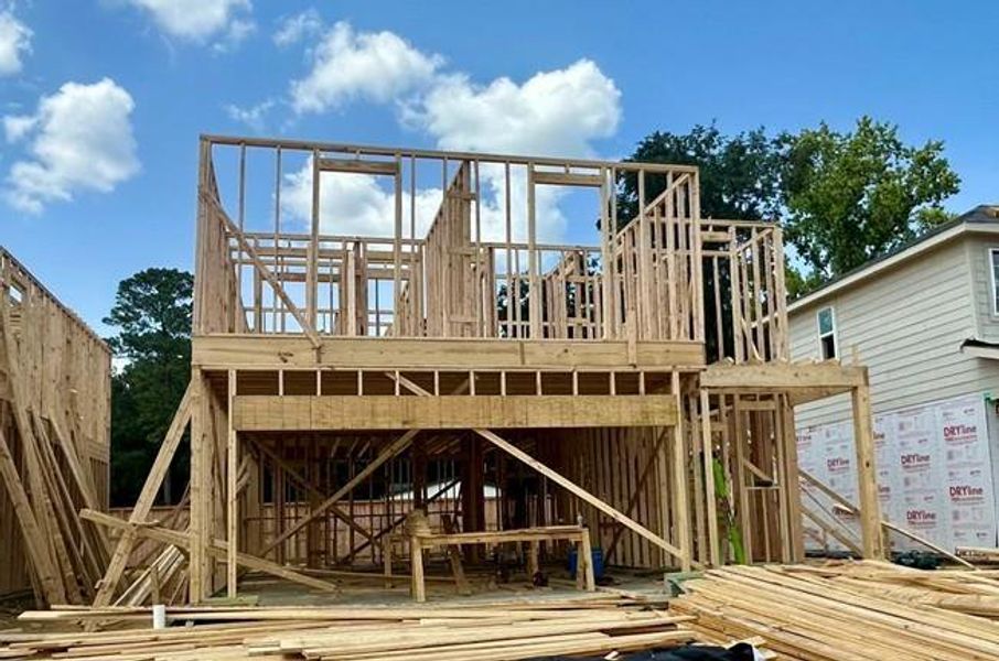 In-progress construction of a new home in , Magnolia, TX (Image 4). In-progress construction of a new home in , Magnolia, TX (Image 4).