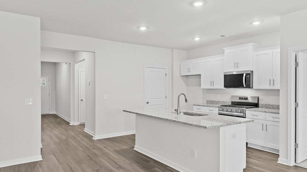 Furnished interior view inside a new home in Highland Hills, Graniteville (Image 5).