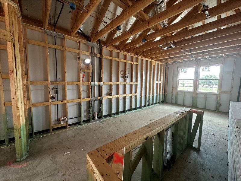 In-progress construction of a new home in Berry Creek Highlands, Georgetown, TX (Image 23).