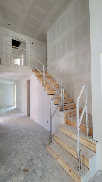 Staircase from Family Room.