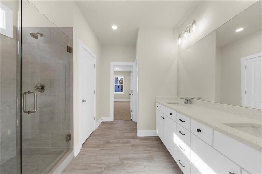 Furnished interior view inside a new home in , Flowery Branch (Image 4).