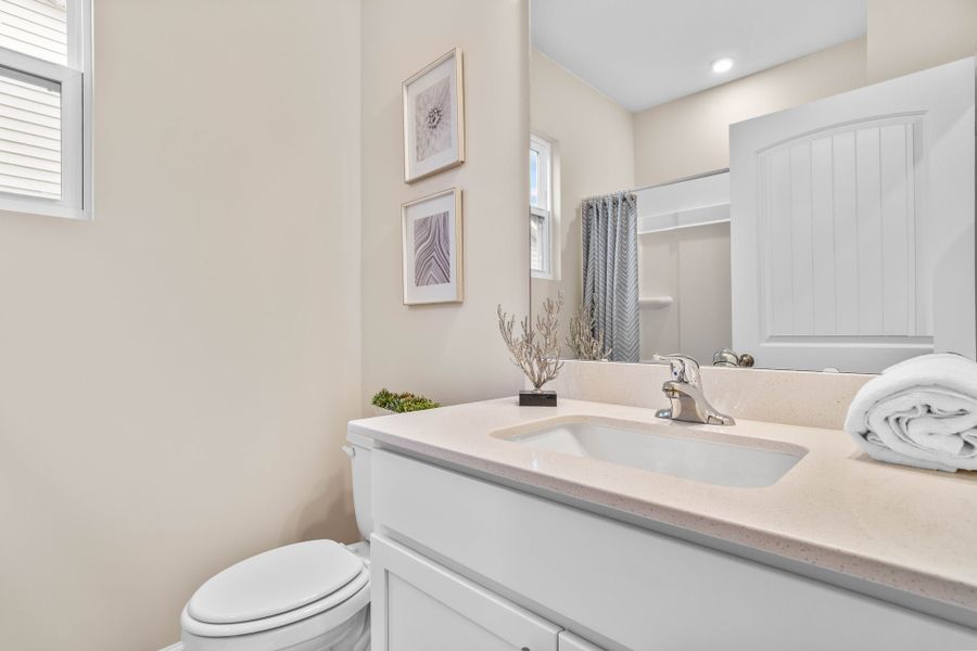 Representative furnished interior of a home built from the The Primrose by Chesapeake Homes in Coastal Club of the Carolinas, Calabash (Image 24).
