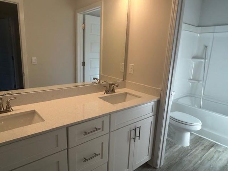 Furnished interior view inside a new home in Habersham Meadows, Demorest (Image 4).