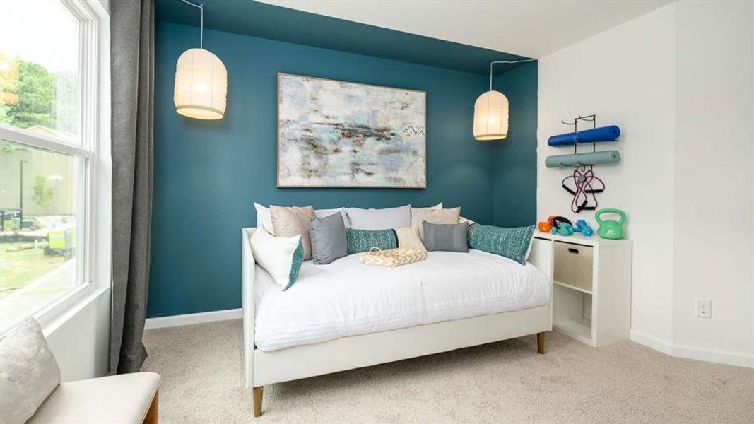 Furnished interior view inside a new home in Benteen Reserve, Atlanta (Image 8). Furnished interior view inside a new home in Benteen Reserve, Atlanta (Image 8).