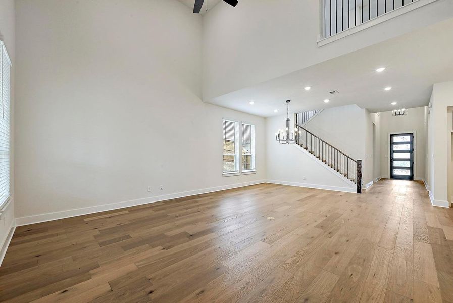 Spacious, unfurnished interior of a new home in Parkside On The River: 50ft. lots, Georgetown (Image 15). Spacious, unfurnished interior of a new home in Parkside On The River: 50ft. lots, Georgetown (Image 15).