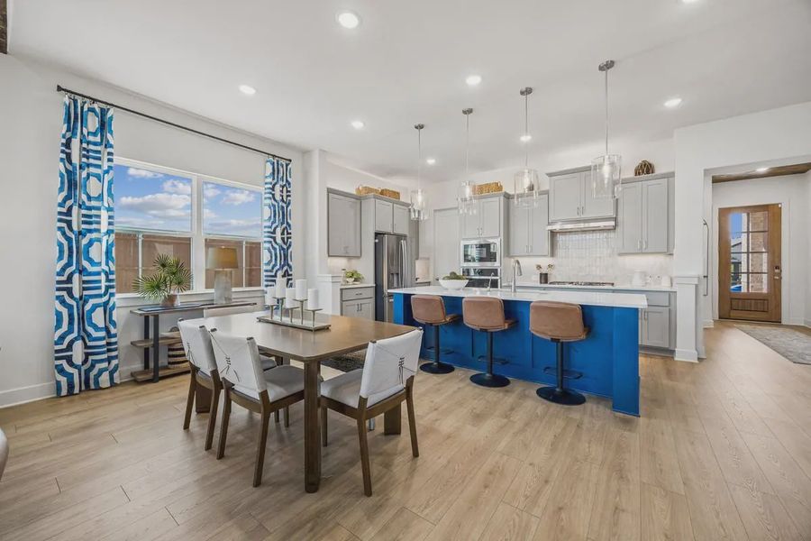 Representative furnished interior of a home built from the Dayton 50' by Chesmar Homes in Las Lomas, Forney (Image 11).