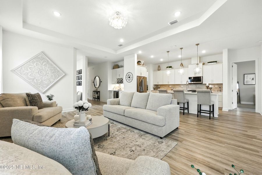 Furnished interior view inside a new home in Reverie at TrailMark, St. Augustine (Image 4). Furnished interior view inside a new home in Reverie at TrailMark, St. Augustine (Image 4).