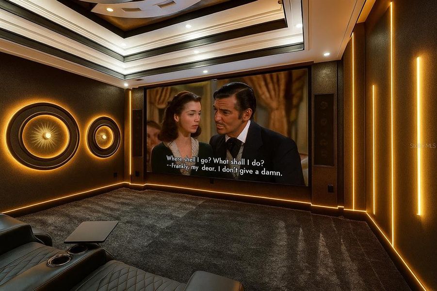 Furnished interior view inside a new home in , Apollo Beach (Image 72).