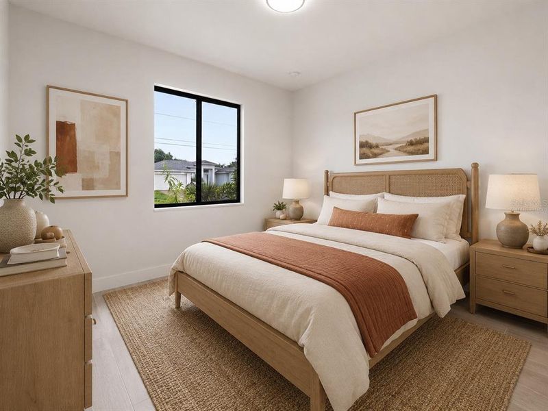 Furnished interior view inside a new home in , Port Charlotte (Image 8). Furnished interior view inside a new home in , Port Charlotte (Image 8).