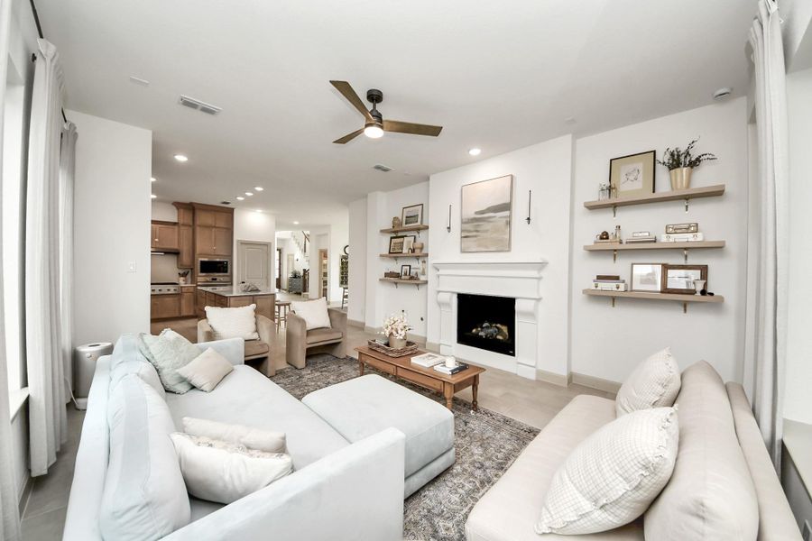 Furnished interior view inside a new home in , Cypress (Image 6).