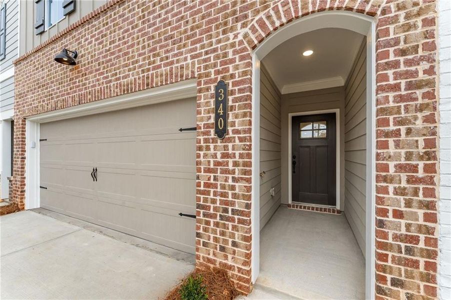 Exterior details and patio area of a home in Cherokee Township, Acworth (Image 3).