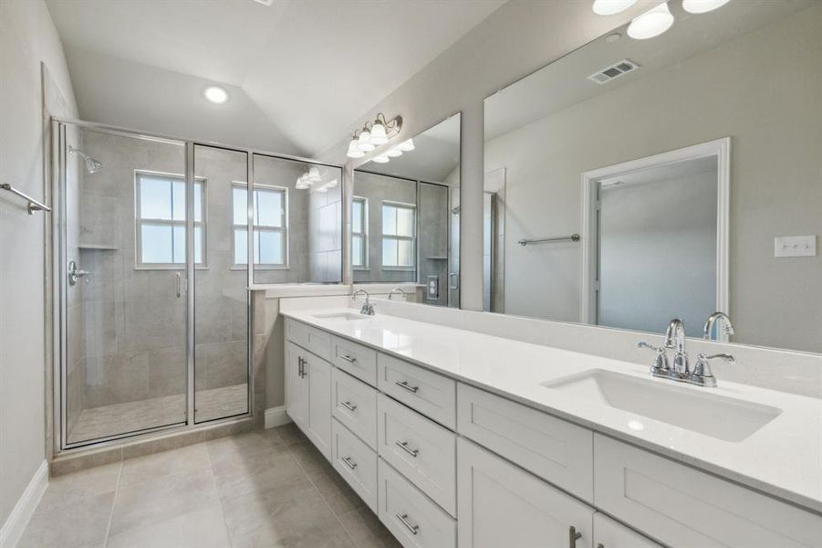 Furnished interior view inside a new home in Villas of Middleton, Plano (Image 3).