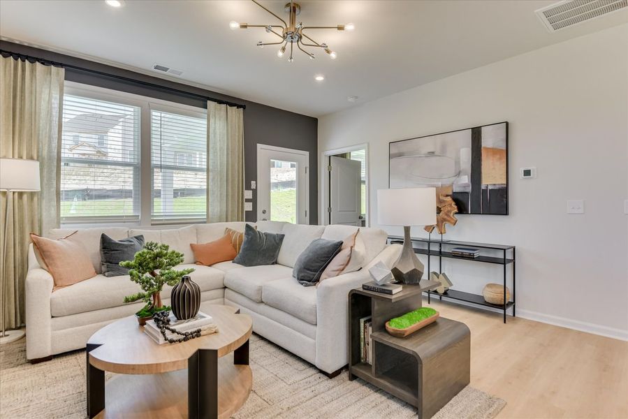 Representative furnished interior of a home built from the The Sadler by Stanley Martin Homes in Old Charleston Acres, Pelion (Image 7).