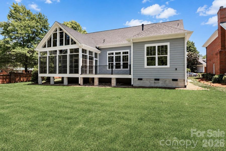 Exterior details and patio area of a home in , Statesville (Image 19).
