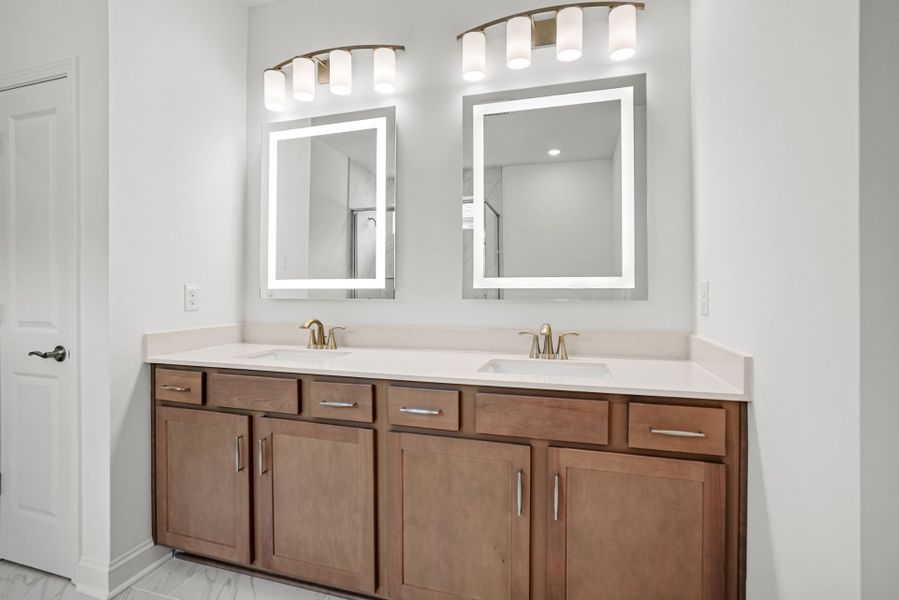 Furnished interior view inside a new home in Carolina Riverside, Belmont (Image 56).