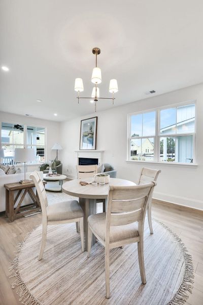 Furnished interior view inside a new home in , Summerville (Image 13).