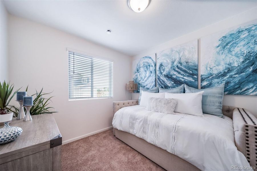 Furnished interior view inside a new home in Reunion, Commerce City (Image 24).
