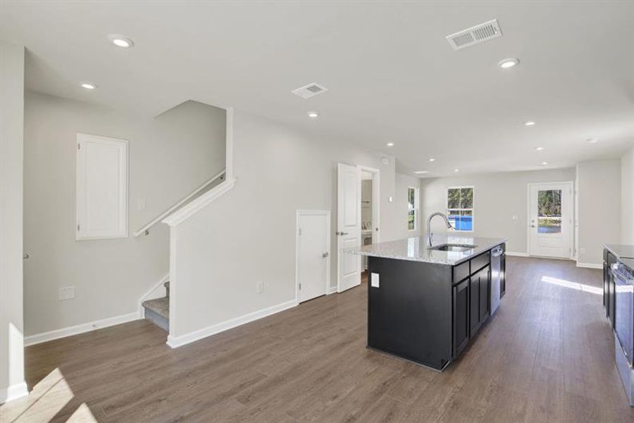 Furnished interior view inside a new home in Royal Oaks Single-Family Homes, Hardeeville (Image 7).