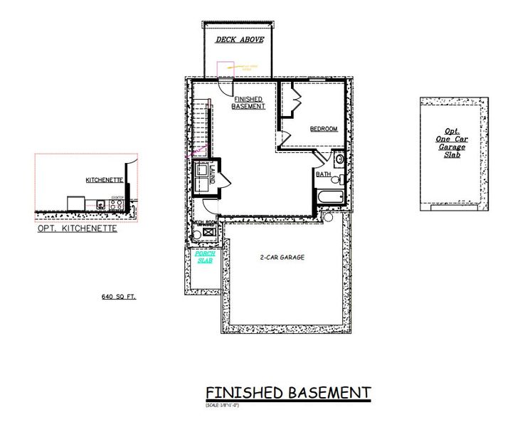 2D floor plan layout for the Sierra - Single Family Homes by Dream Finders Homes in Gleneddie Acres, Anderson, SC (Image 38).