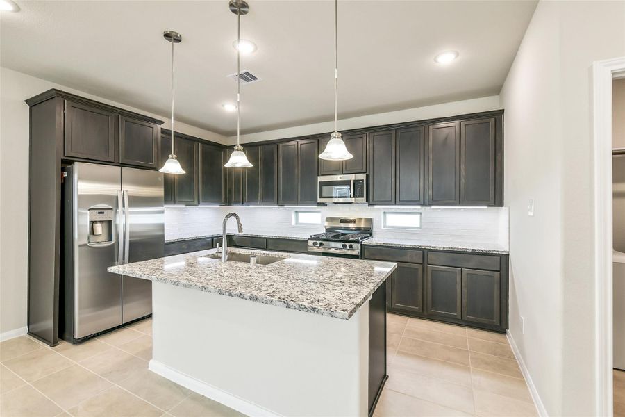 Furnished interior view inside a new home in Anderson Lakes, Houston (Image 16). Furnished interior view inside a new home in Anderson Lakes, Houston (Image 16).