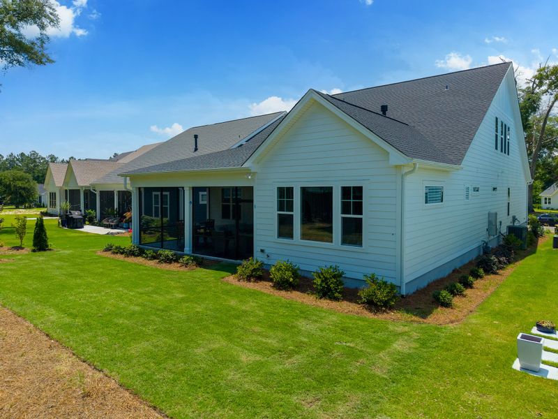 Representative exterior details of a home built from the Causeway by Kent Homes in Terrapin, Leland (Image 33). Representative exterior details of a home built from the Causeway by Kent Homes in Terrapin, Leland (Image 33).