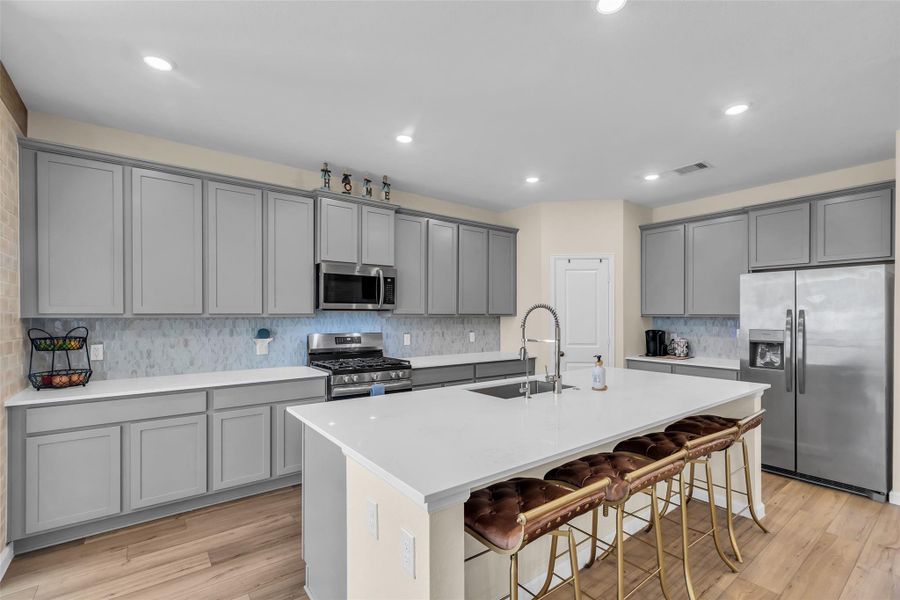 Furnished interior view inside a new home in , Baytown (Image 18).