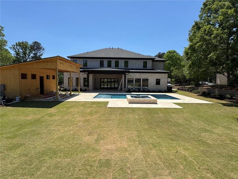 Exterior details and patio area of a home in , Buford (Image 21).