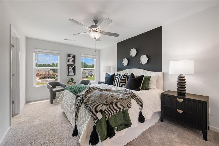 Furnished interior view inside a new home in Walden Park – The Collection, Jonesboro (Image 9).