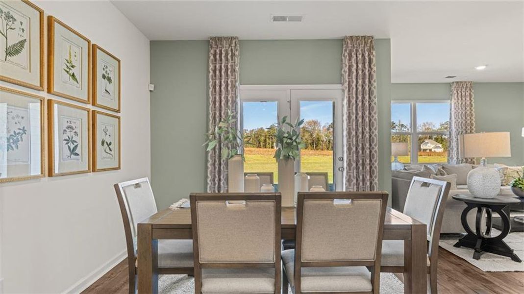 Furnished interior view inside a new home in Jackson Landing, Jefferson (Image 6).