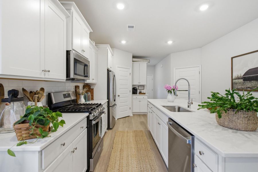 Furnished interior view inside a new home in Horizons at Summers Corner | 55+, Summerville (Image 18).