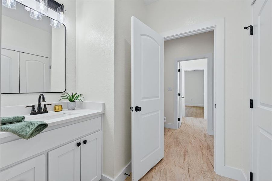 Furnished interior view inside a new home in , Sadler (Image 34). Furnished interior view inside a new home in , Sadler (Image 34).