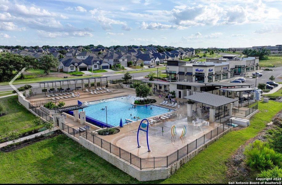 Front exterior of a new home in , New Braunfels, TX, highlighting curb appeal (Image 20).