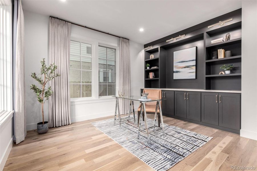 Furnished interior view inside a new home in , Denver (Image 9).