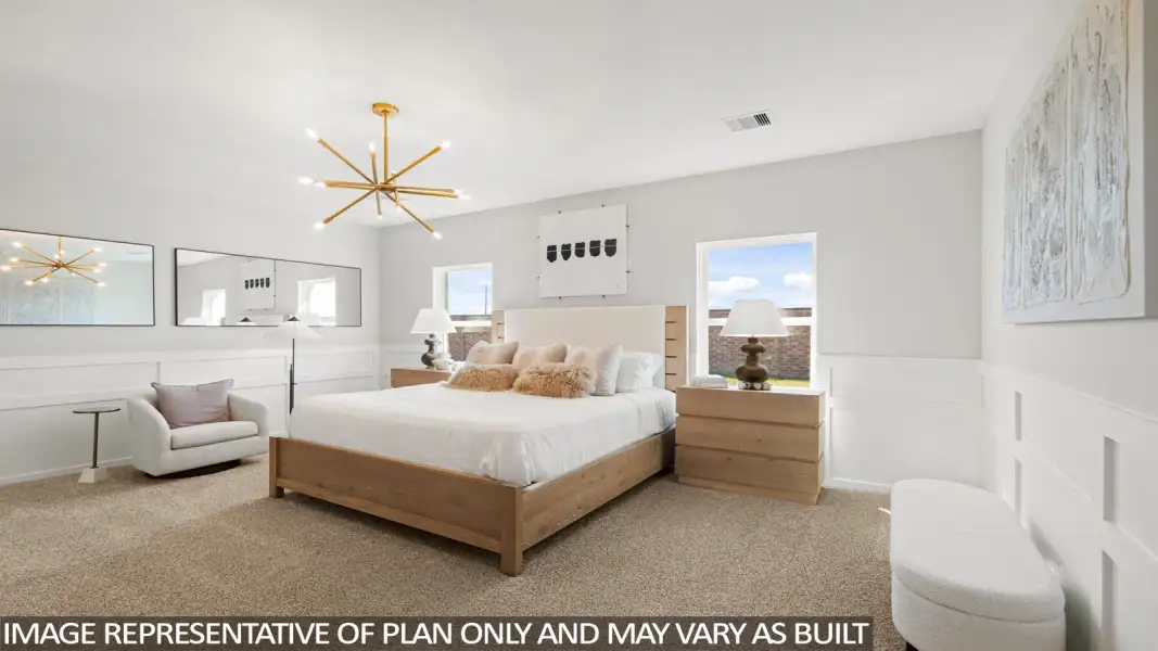 Furnished interior view inside a new home in Sunterra Lakes, Brookshire (Image 20).