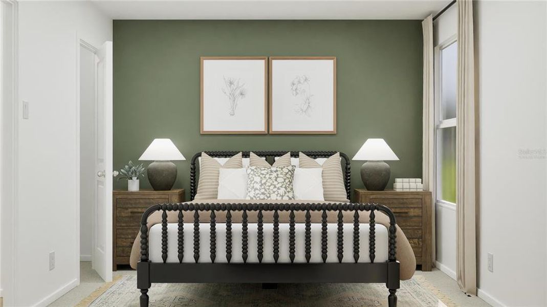 Furnished interior view inside a new home in Crosswinds, Haines City (Image 16).